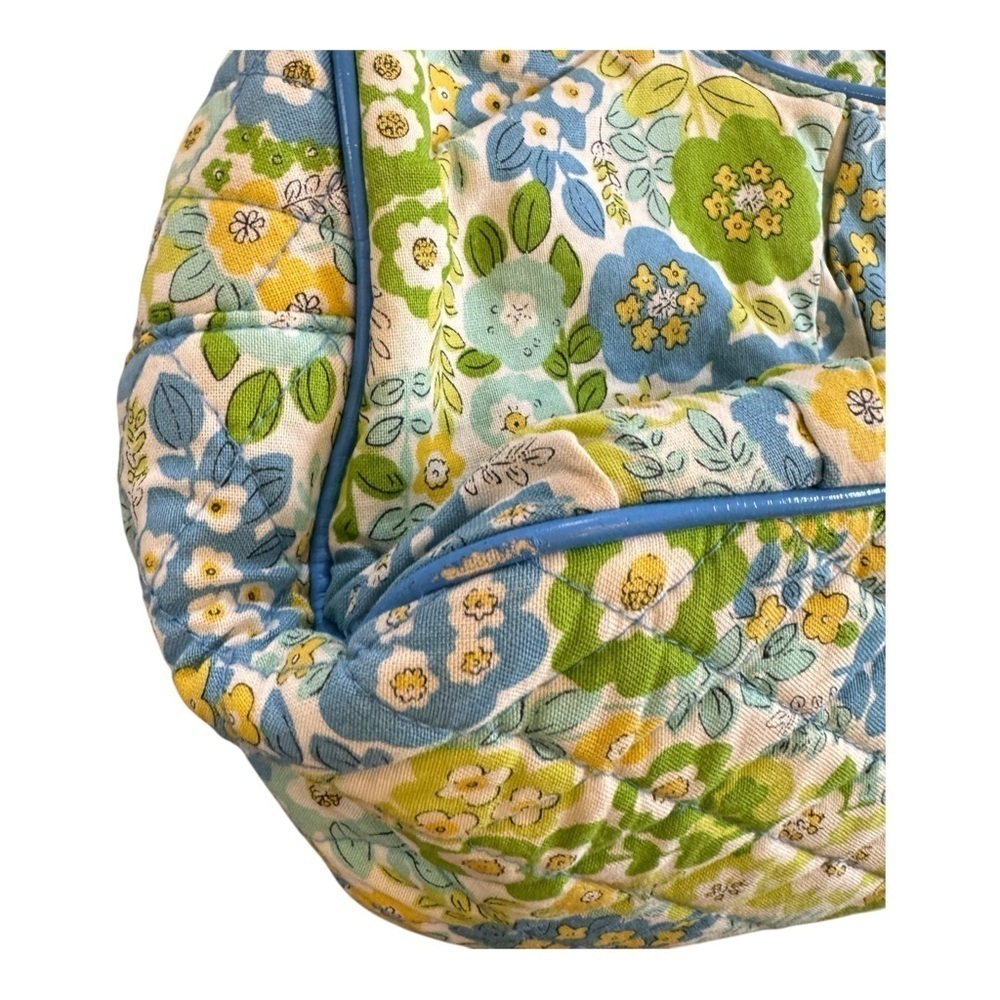 Vera Bradley Med Bowler Bag in English Meadows Print - Picture 4 of 9